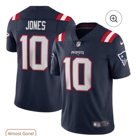 NIKE- Mac Jones ,New England Patriots ,Navy Limited Player - Jersey - Picture 1 of 5
